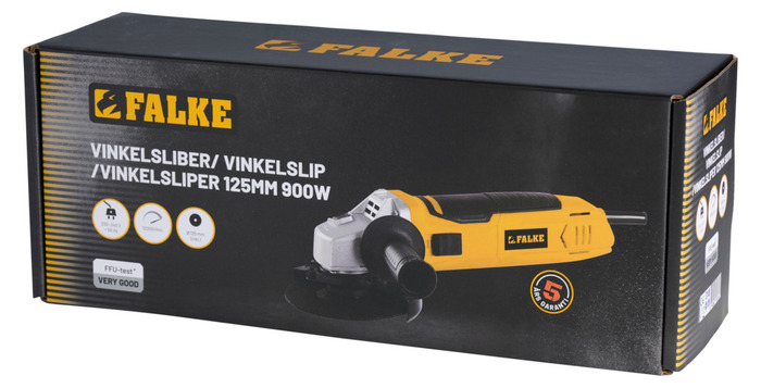 Vinkelslip 125 mm 900W Falke